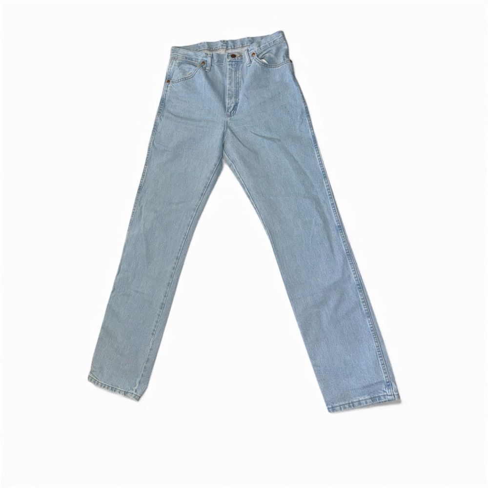 Wrangler 936 Cowboy Cut Slim Fit Jeans 33x36 Light Wash Western